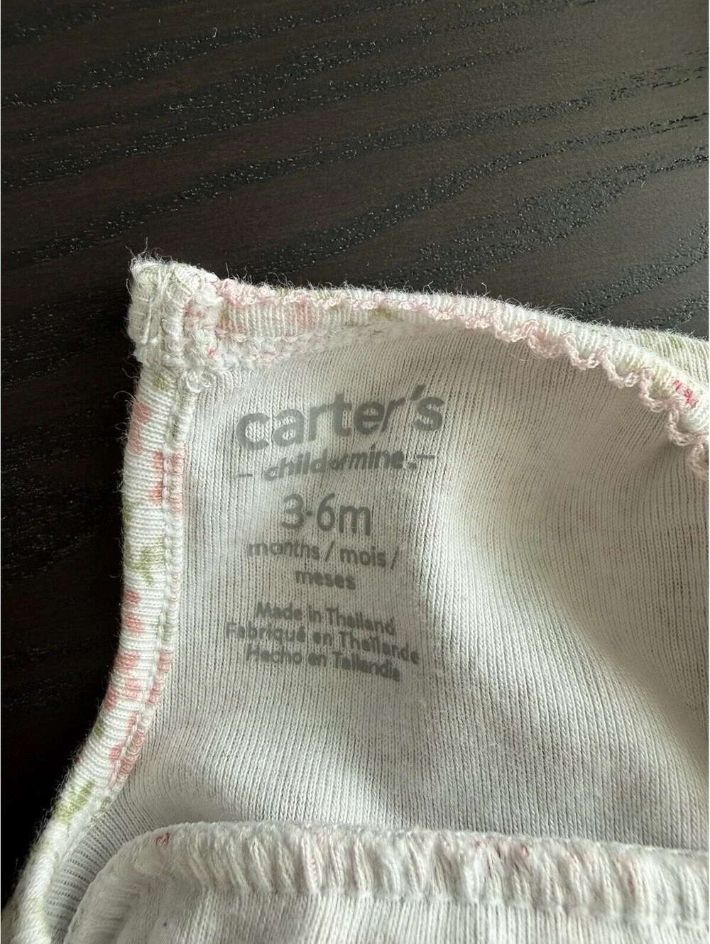 1 Carter One Piece With Floral Design And 1 Green Bottom
